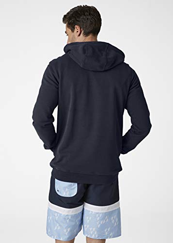 Helly Hansen Logo Hoodie HH Sudadera con Capucha, Hombre, Azul Marino, XL