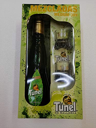 Hierbas Tunel de Mallorca Mixtas 35cl 30% Alkohol con 2 chupitos