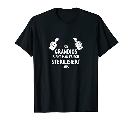 Hombre Esterilización fresca para hombre. Camiseta