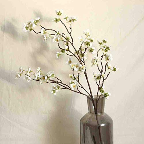 HoSayLike Flor Artificial Flor De Cerezo Flor De Durazno NóRdico Flor De Ciruelo Flor De Seda Falsa Hogar Oficina Boda Fiesta JardíN BañO Cocina BalcóN DecoracióN (A)