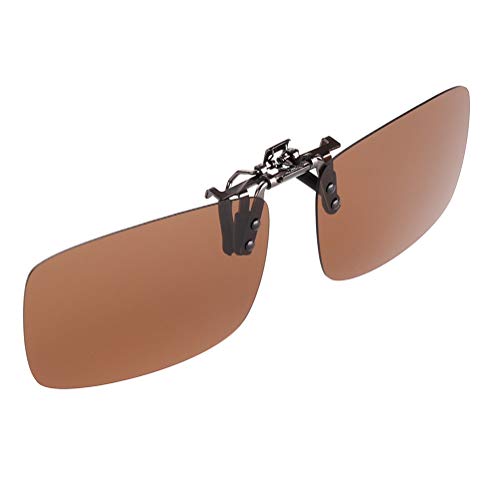 HS - Gafas de sol con clip, 2 pares de gafas polarizadas con ajuste abatible, para mujeres y hombres