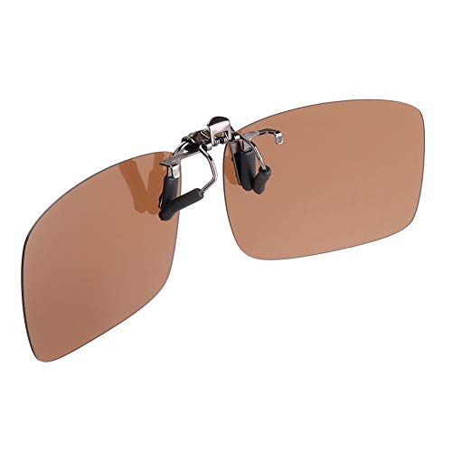 HS - Gafas de sol con clip, 2 pares de gafas polarizadas con ajuste abatible, para mujeres y hombres