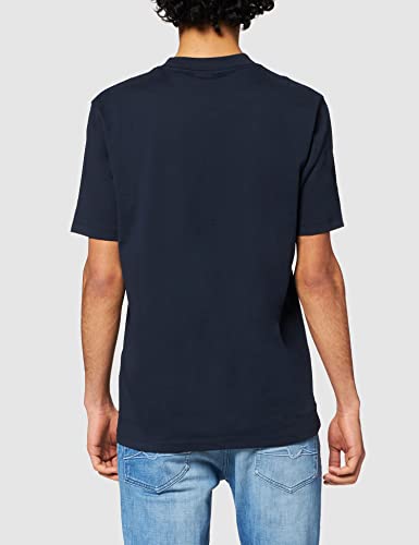 HUGO Denghis Camiseta, Dark Blue 405, L para Hombre