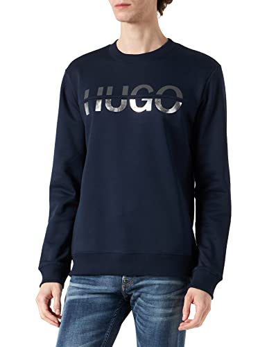 HUGO Derglas Sudadera, Dark Blue 405, M para Hombre