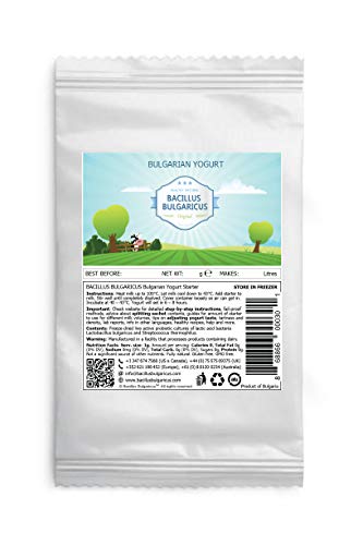 Iniciador de Yogur búlgaro - Bulgarian Yoghurt Starter (Single - 0.5 GAL / 2 L)