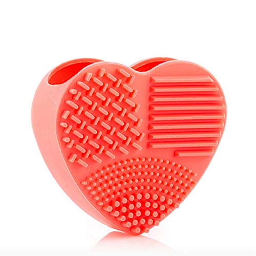 InnovaGoods Limpiador de Brochas y Pinceles de Maquillaje Heart - 1 Unidad