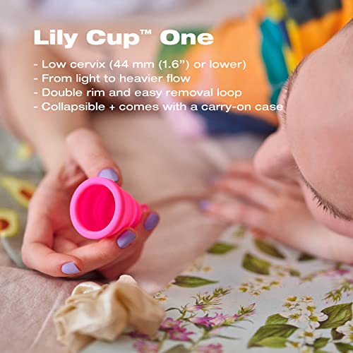 Intimina - Lily Cup One - Copa Menstrual Plegable Ideal para Principiantes y Adolescentes