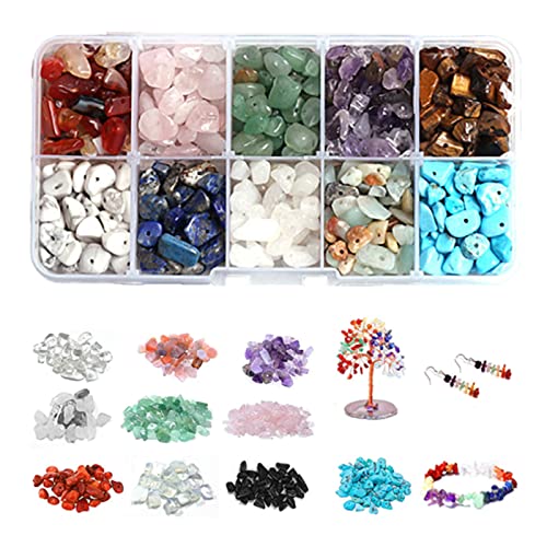 Irregulares Piedras Colores Cuentas de piedras preciosas naturales Piedra para Hacer joyería Cuentas de piedras preciosas de bricolaje Cuentas sueltas para hacer joyas collares pulseras anillos 1 Caja