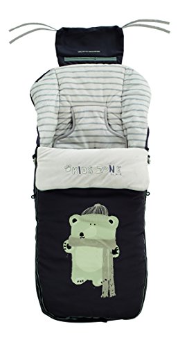 Jane - Saco Silla Paseo Jané Nest Plus Pushchair Footmuff 80473 gris/negro