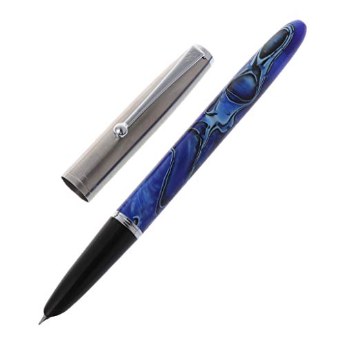 Jinhao 51A - Pluma estilográfica para hombre (0,38 mm, punta muy fina, herramienta de escritura, fácil de usar y escribir sin problemas