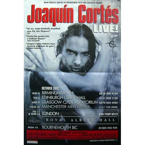 Joaquin Cortès Live - Póster gigante