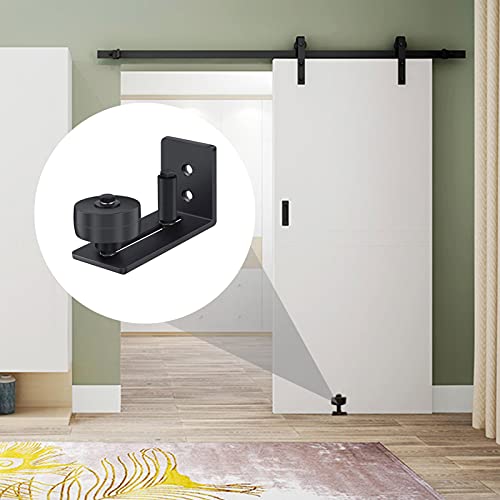 JOLIGAEA 2PCS Guía de Piso Ajustable para Puerta, 8 en 1 Guía de Suelo para Puerta Corredera, Guía Inferior de Acero al Carbono, Sistema Perfecto para Todas las Puertas Correderas