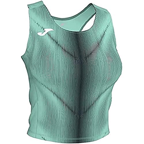 Joma Olimpia Top Señora, Mujer, Verde-Negro, 2XL