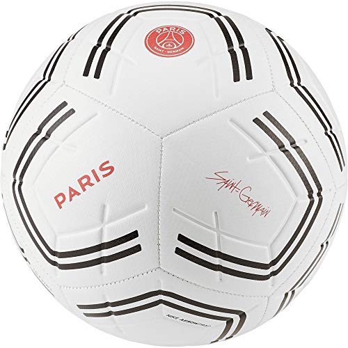 Jordan PSG NK Strk Balones Fútbol, Adultos Unisex, Multicolor (White/Black/Infrared), 5