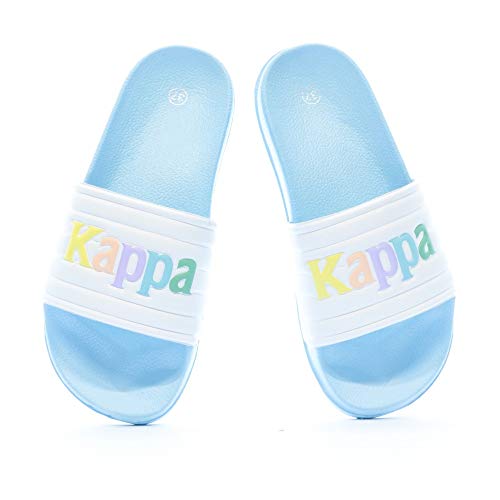 Kappa Caserta, Zapatillas Deportivas Mujer, Azul Cielo, 39 EU