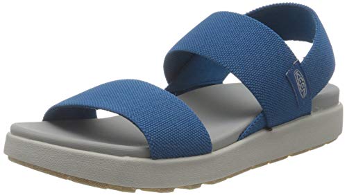 KEEN ELLE Backstrap-W, Sandalia Mujer, Mykonos Blue/Vapor, 40.5 EU