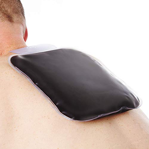 Kerafactum® almohada Moor Moor naturales adecuados como cojines de respaldo amarrar de color cojín de calor: transparente con funda de algodón