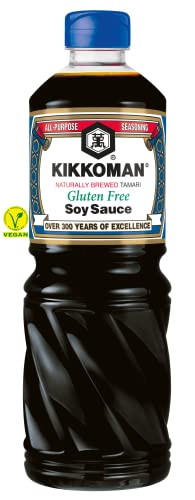 KIKKOMAN Tamari Gluten salsa de soja 1 Litro (1L)