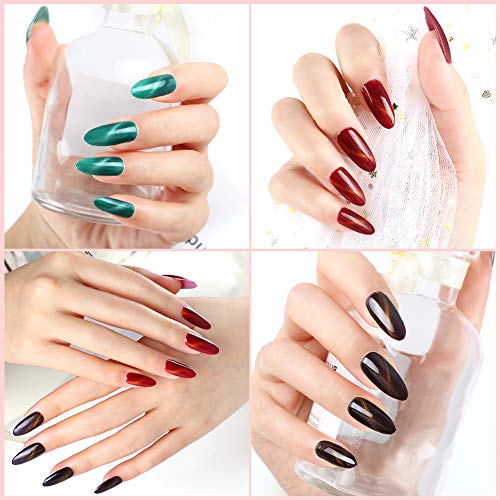 Kit de 3 en 1 Esmalte de Gel U-V de Uñas Usted elija 6 Colores Lápices de Un Paso de Uñas Semipermanente Manicura y Pedicura