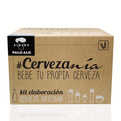 Kit de elaboración de cerveza rubia Pale Ale | 5 litros cerveza en casa |Regalo original