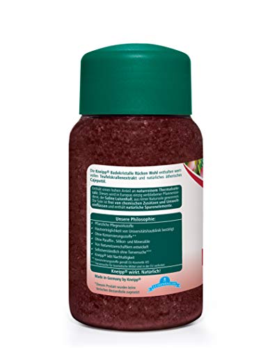 Kneipp - Lote 2 cristales de baño ollas bien estar de vuelta especial, la garra 500 g del diablo