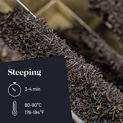 Kusmi Tea - Earl Grey Bio - Té negro orgánico con bergamota - Lata de 100g