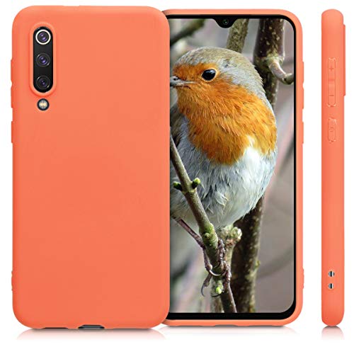 kwmobile Carcasa para Xiaomi Mi 9 SE - Funda para móvil en TPU Silicona - Protector Trasero en Papaya