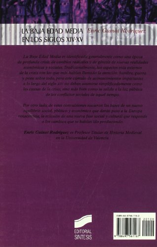 La baja Edad Media en los siglos XIV-XV: economía y sociedad: 1092014 (Historia de España, 3er milenio)