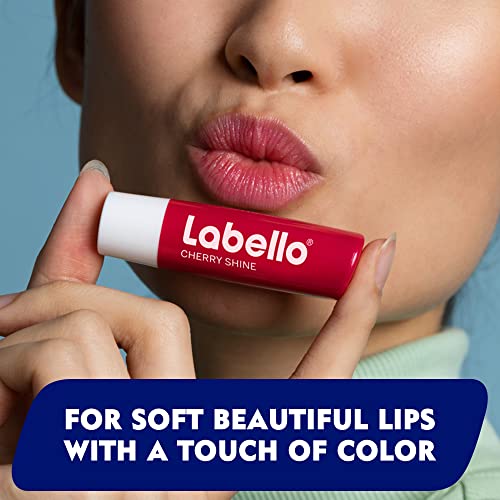 Labello Cherry Fruity Shine Lip Gloss Balm SPF 10 by Labello