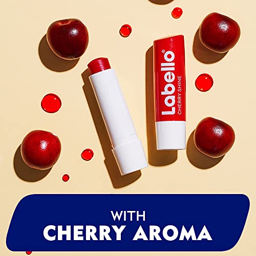 Labello Cherry Fruity Shine Lip Gloss Balm SPF 10 by Labello