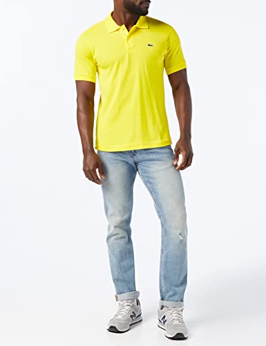 Lacoste L1212 Camisa Polo, Hombre, Amarillo (Lupin), XS