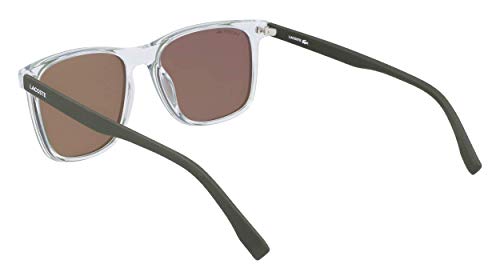 Lacoste L882S-317 Gafas, Crystal/Khaki, 55/18/145 para Hombre