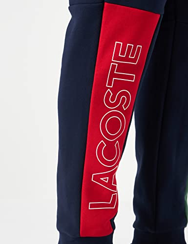 Lacoste XH2941 Tracksuits & Track Trousers, Marine/Vert-Rouge, M para Hombre