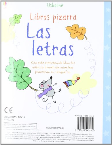 Las letras (Libros pizarra para practicar)