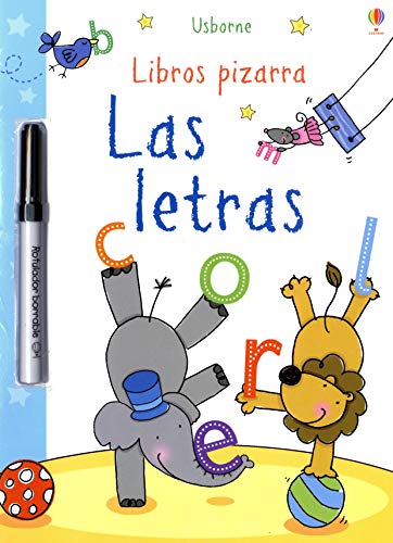 Las letras (Libros pizarra para practicar)