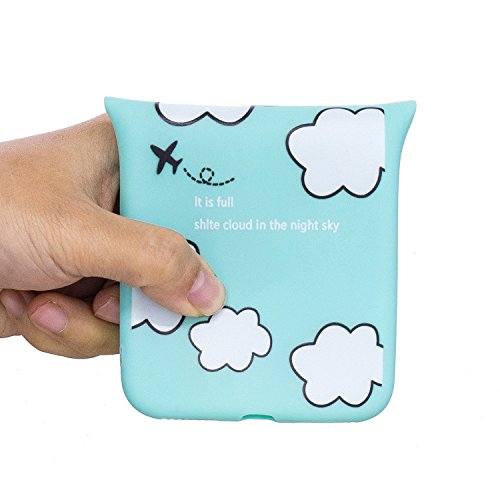 LAXIN Compatible with Huawei Y5 (2017) Case Silicone 3D Cute Pattern [Cute Cloud] Girly Matte Cover Protective Ultra Thin Slim Bumper One Piece Shockproof for Girls Boys Men Woman