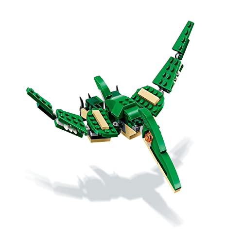 LEGO 31058 Creator 3en1 Grandes Dinosaurios, T. Rex, Triceratops o Pterodáctilo, Juguete de Construcción para Niños y Niñas 7 años