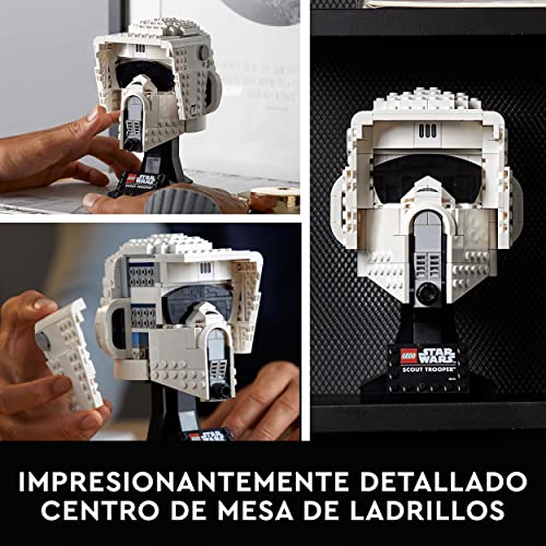 LEGO 75305 Star Wars Casco de Soldado Explorador, Maqueta para Construir, Manualidades para Adultos, Set de Coleccionista