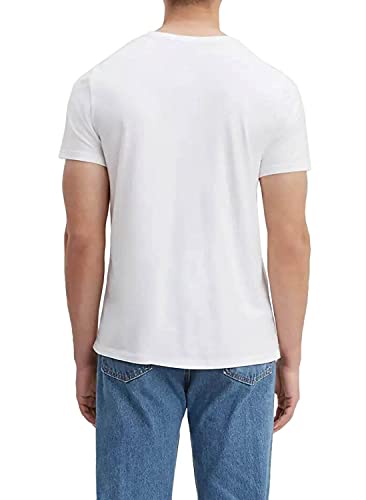 Levi's 2Pk Crewneck 1 Vaqueros Skinny, 2 Pack Slim Crew Dress Blues/White, XXL (Pack de 2) para Hombre