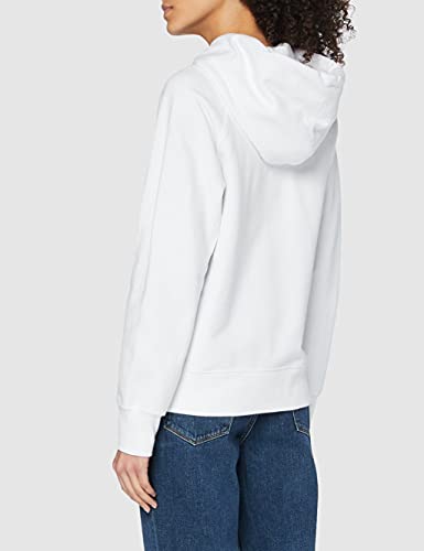 Levi's Graphic Sport Sudadera con Capucha, Housemark Hoodie White, L para Mujer