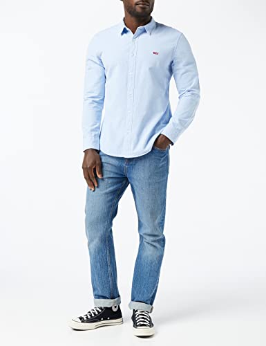 Levi's LS Battery Hm Shirt Slim Camisa Casual, Blue (Allure 0005), XX-Large para Hombre