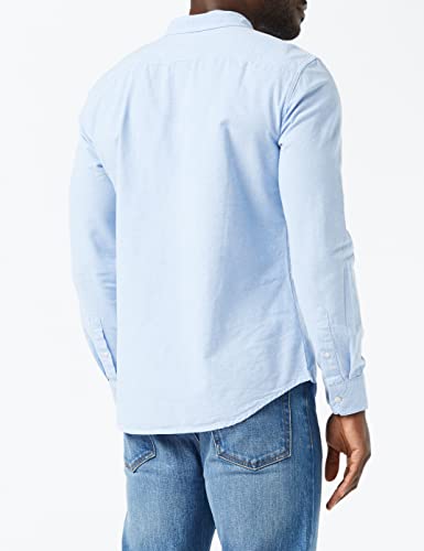 Levi's LS Battery Hm Shirt Slim Camisa Casual, Blue (Allure 0005), XX-Large para Hombre