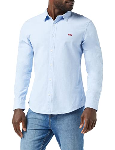 Levi's LS Battery Hm Shirt Slim Camisa Casual, Blue (Allure 0005), XX-Large para Hombre