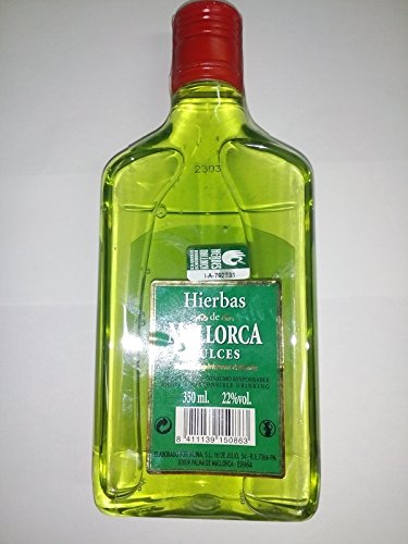 Licor Hierbas de Mallorca dulces Morey 350ml petaca plastico 22%