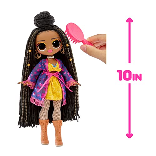 LOL Surprise OMG World Travel Muñeca de Moda Sunset - con 15 sorpresas Que Incluyen Vestido, Zapatos, Accesorios de Viaje y más - Caja Reutilizable - para coleccionar - Edad: 4+ años