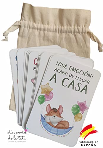 Los Eventos de la Tata. Regalo Original 40 Tarjetas de Recuerdo. Tarjetas Baby Milestone para el primer añito. Tarjetas de Fotos de Momentos Especiales del bebé (Español)