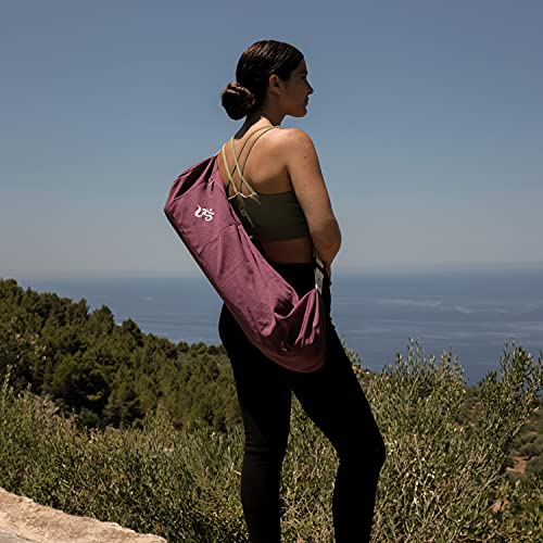 Lotuscrafts Bolsa Yoga para Esterilla Mysore - Justa y Ecológica - Funda Esterilla Yoga - Bolsa Esterilla Yoga - Bolsa para Esterilla De Yoga y Accesorios Yoga - Yoga Mat Bag