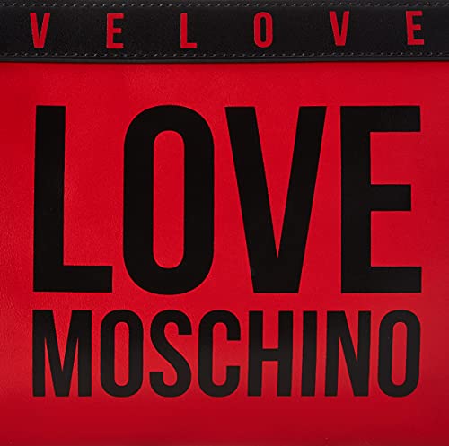 Love Moschino Bolso de hombro para mujer, colección otoño-invierno 2021, talla única Size: Talla única