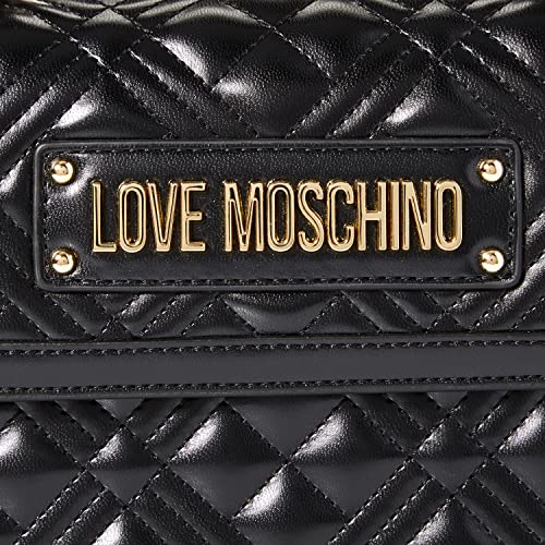 Love Moschino JC4209PP0BKA0000, Bandolera para Mujer, Negro, Normale