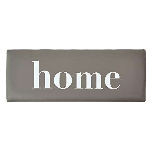 LOVE !T STORE !T 670896 Zapatero, Piel y Metal, Home-Light Grey Silver, 80x30x48cm